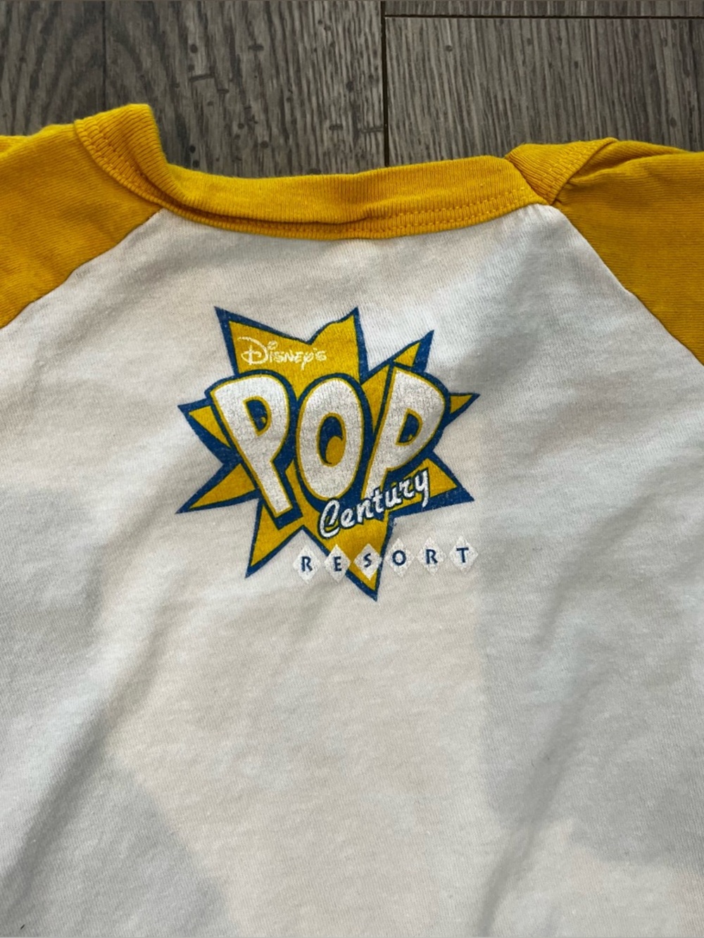 Disney Parks Pop Century Resort Have A Nice Day 3/4 Sleeve Colorblock T-Shirt - Picture 4 of 8